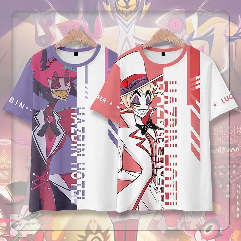 Men'S Accessories Anime - Anime figure Alastor Lucifer T-shirt Men
