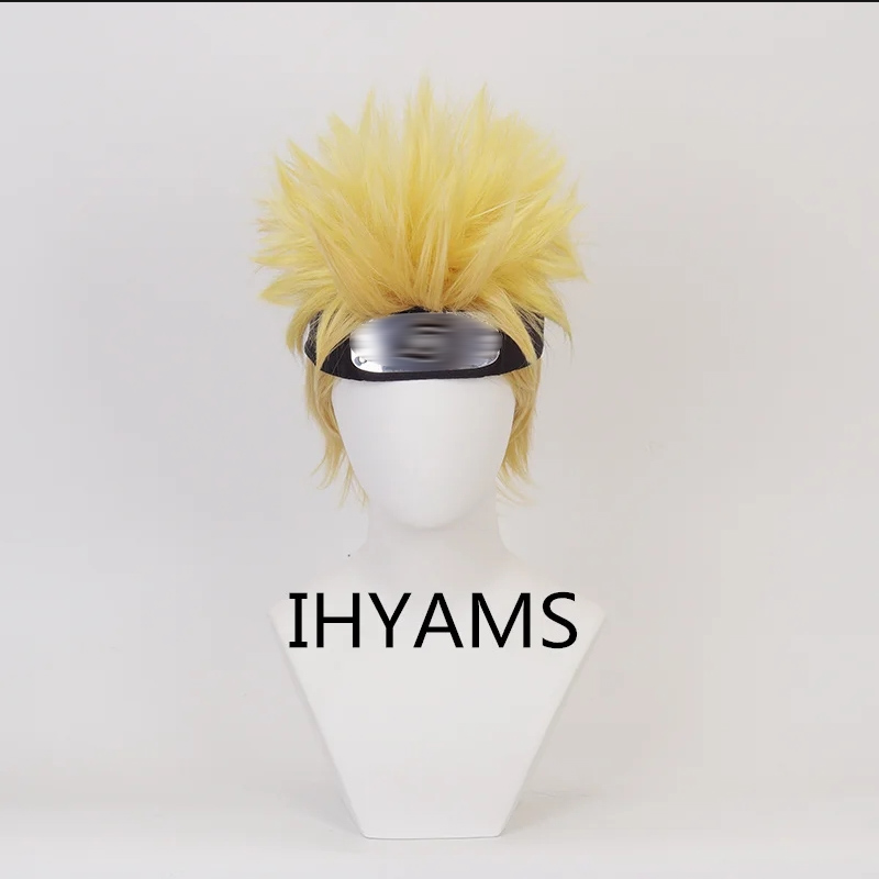 Men Accessories H&M - Uzumaki Cosplay Wigs 30cm Short Golden