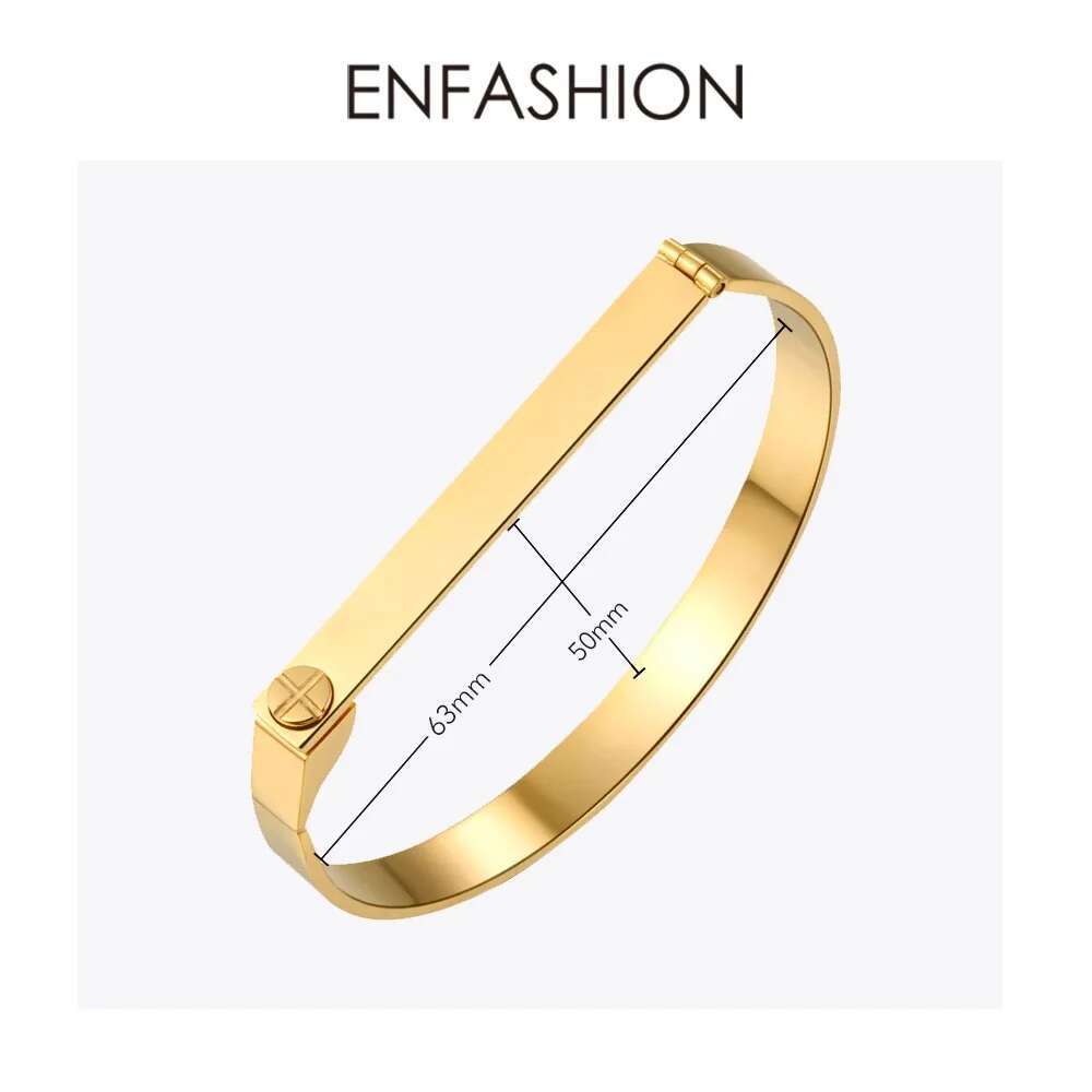 Men'S Accessories Jewelry Bracelet - Enfashion Personalized Engraved Name Bracelet Gold