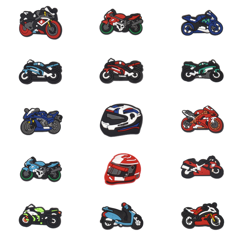 Men'S Accessories Crocs - Motorcycles Shoe Charms for Crocs Sandals