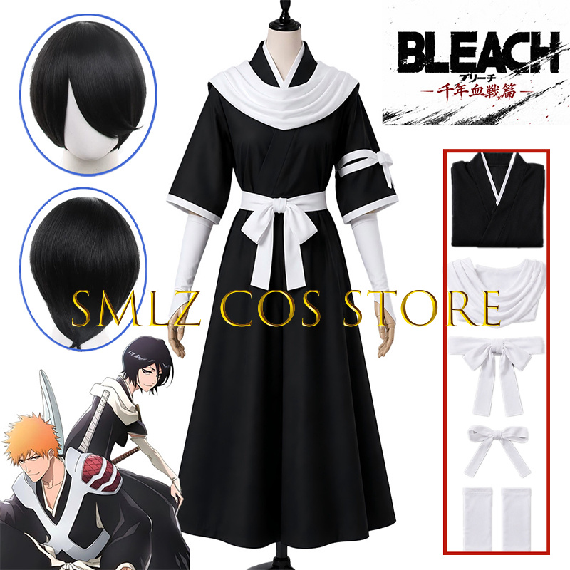 Men'S Accessories Anime - 2026 TYBW Rukia Cosplay Kuchiki Costume