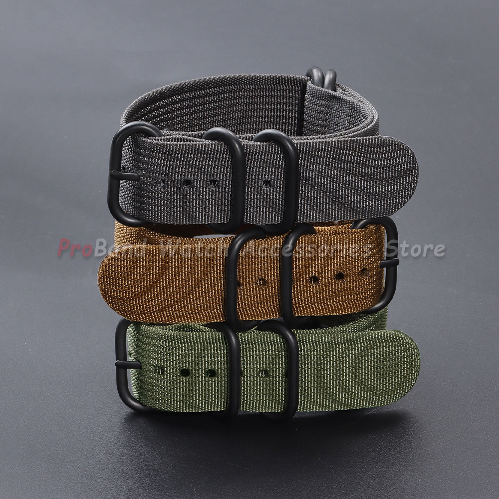 Watch Strap Nylon Silver Black - огляд і ціна Men Accessories Ring And Bracelet