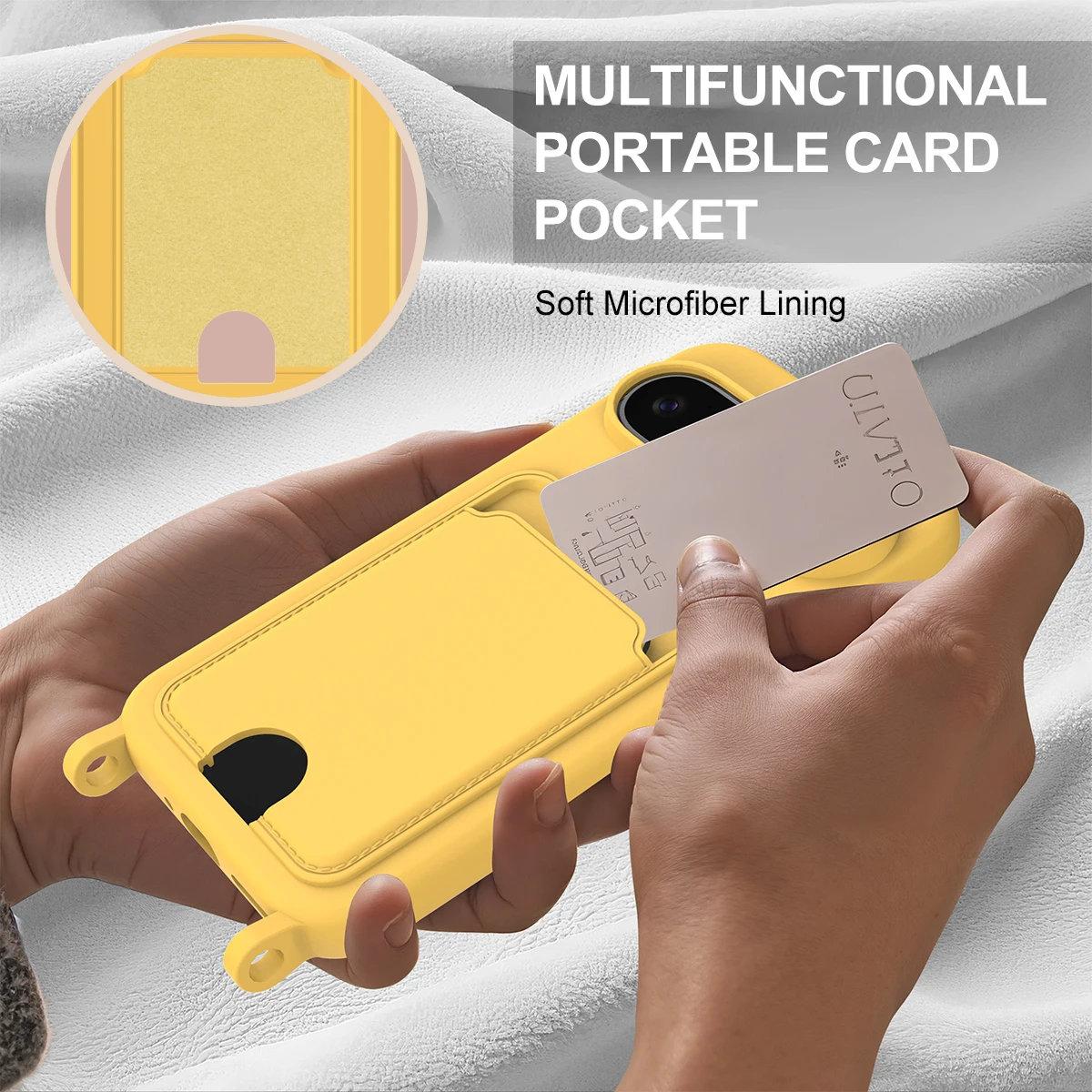 Premium Lanyard Rope Soft Liqu - огляд і ціна Phone Wallet Combo