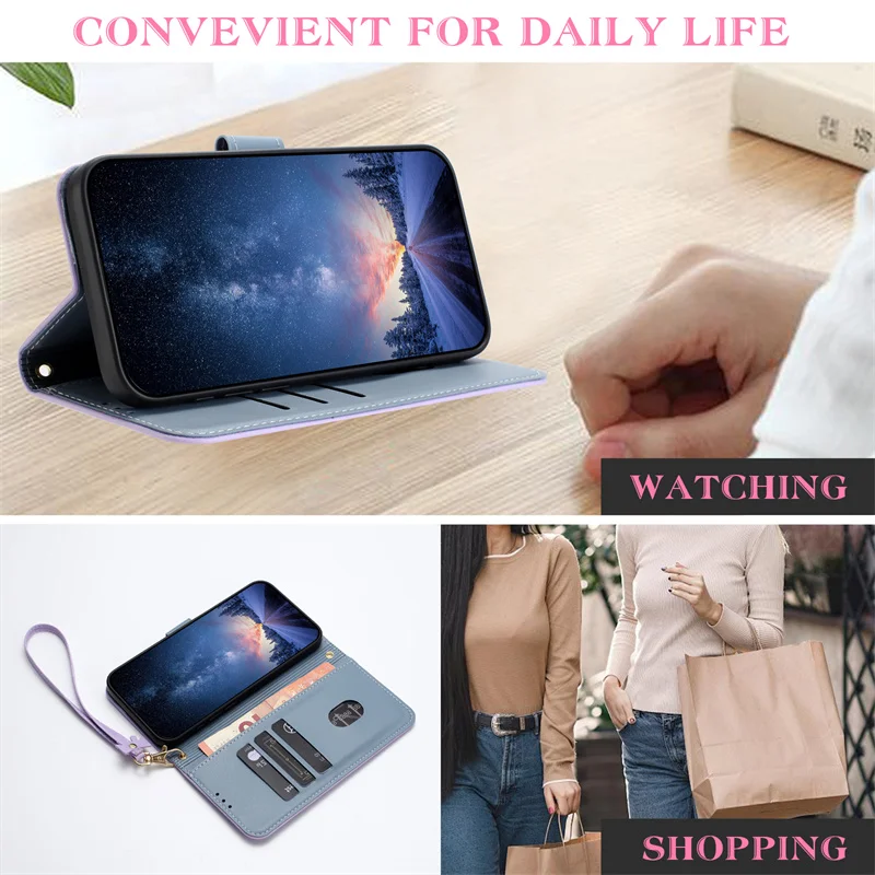 Flip Leather Phone Case For Re - огляд і ціна Phone Wallet Combo
