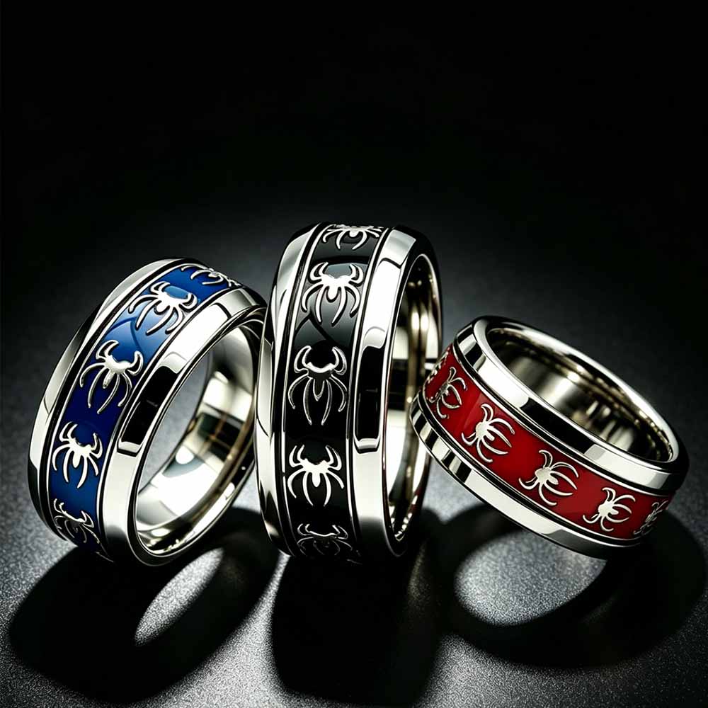 New Vintage Punk Spider Ring 3 - огляд і ціна Men Accessories Wholesale