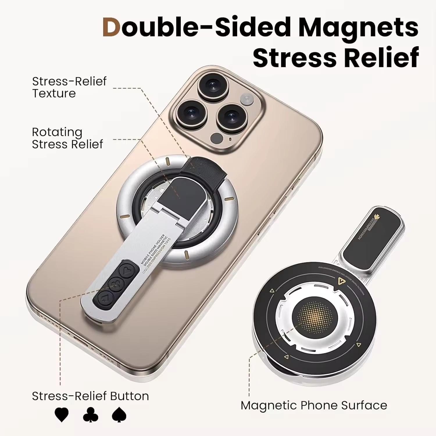 Double Sided Magnetic Finger R - огляд і ціна Men'S Accessories Rings