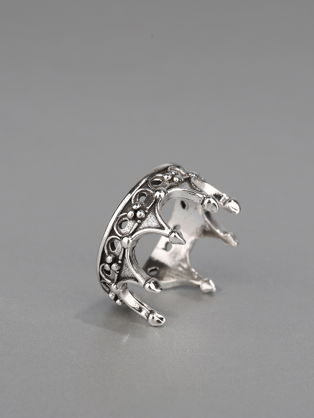 Gothic Crown Ring Adjustable O - огляд і ціна Men'S Accessories Rings