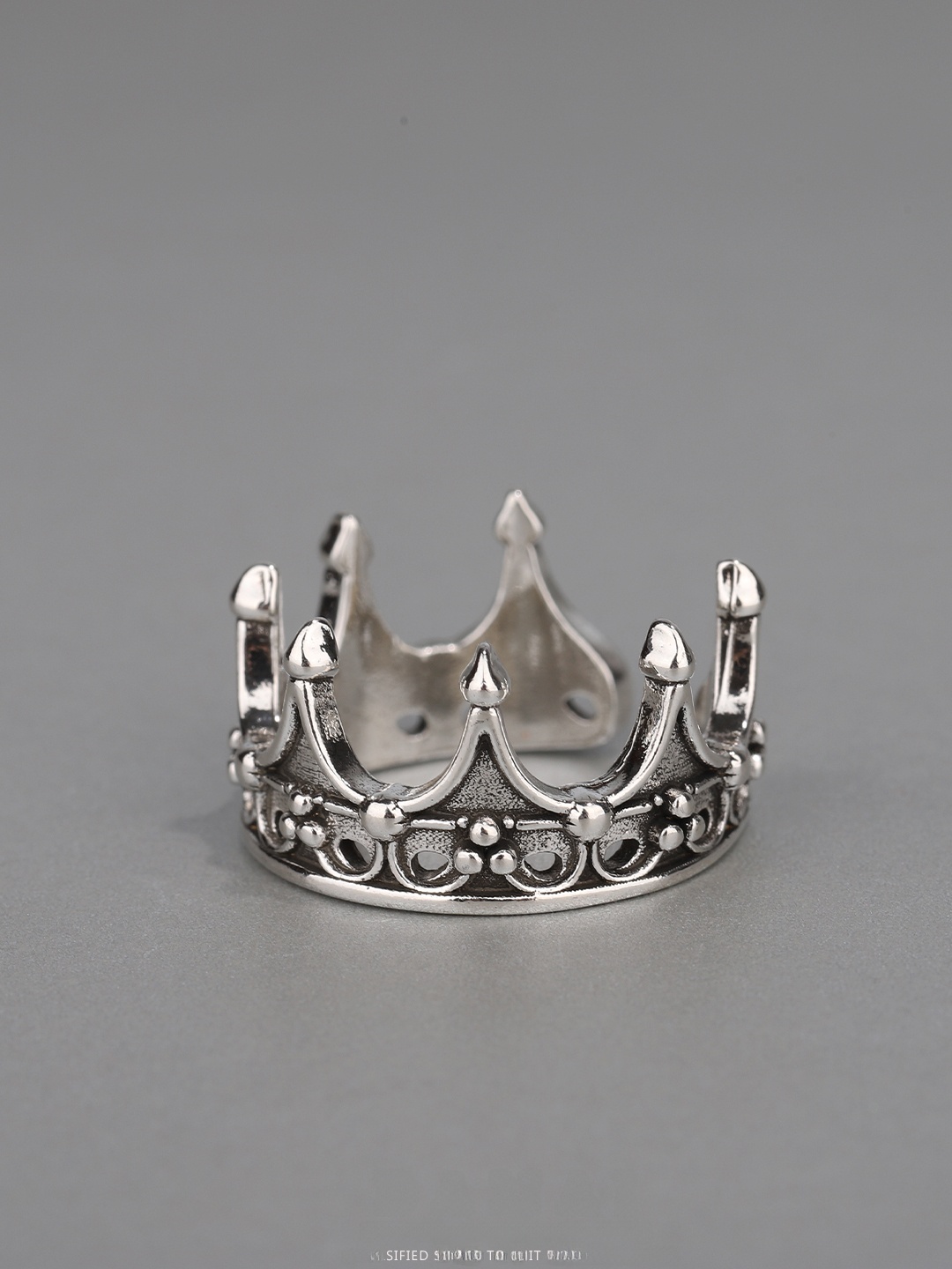 Gothic Crown Ring Adjustable O - огляд і ціна Men'S Accessories Rings