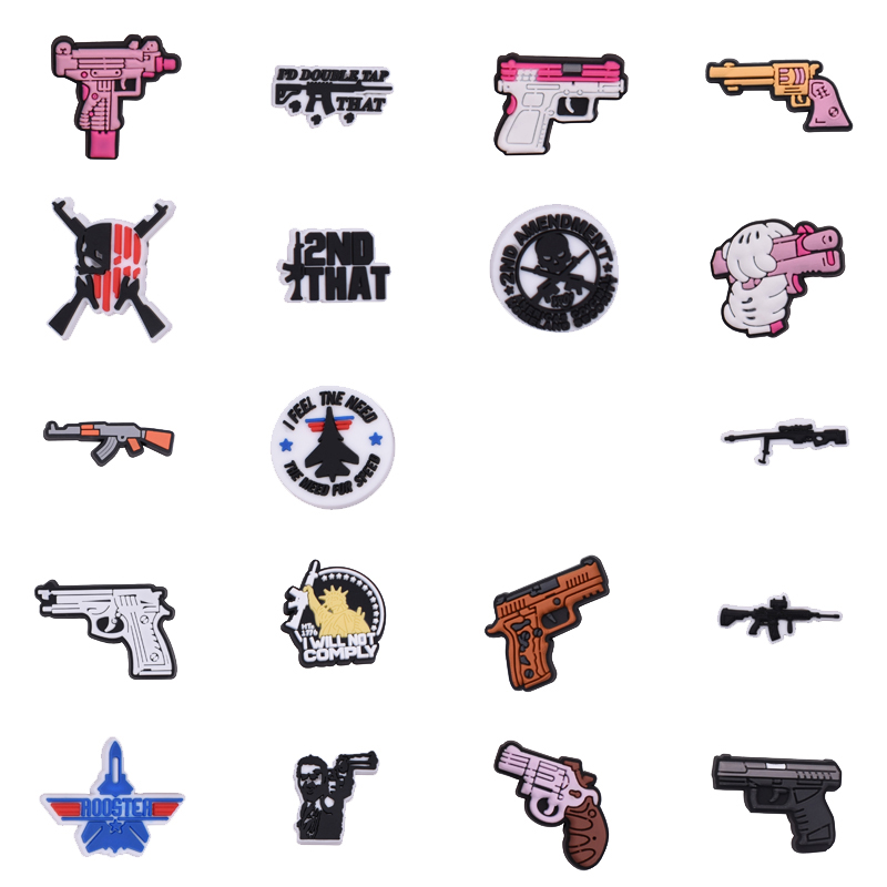 Gun Shoe Charms for Crocs Sand - огляд і ціна Men'S Accessories Crocs