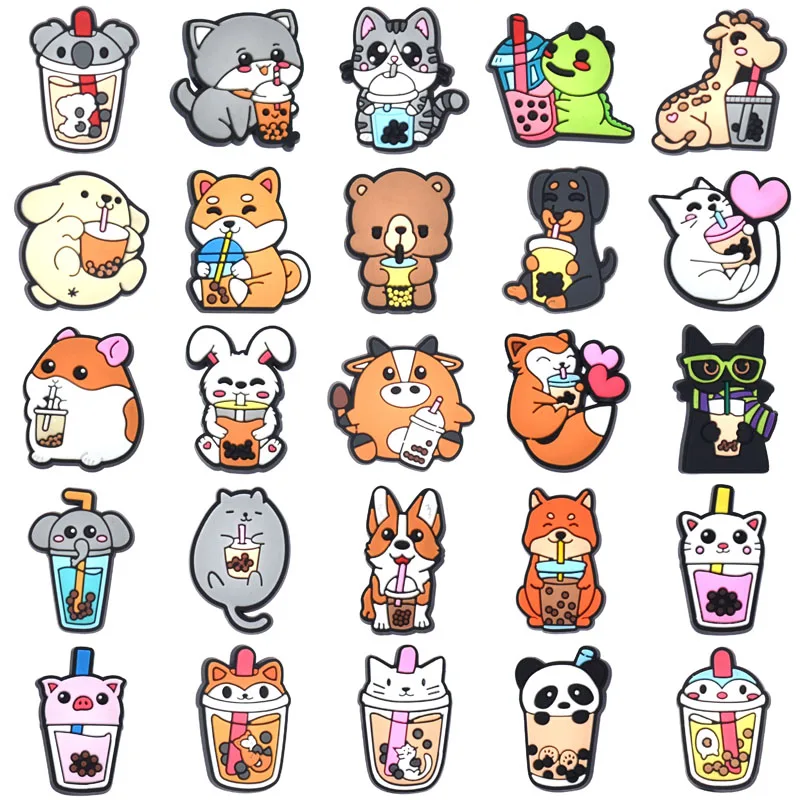 Fox Drinking Milk Tea Shoe Cha - огляд і ціна Men'S Accessories Crocs