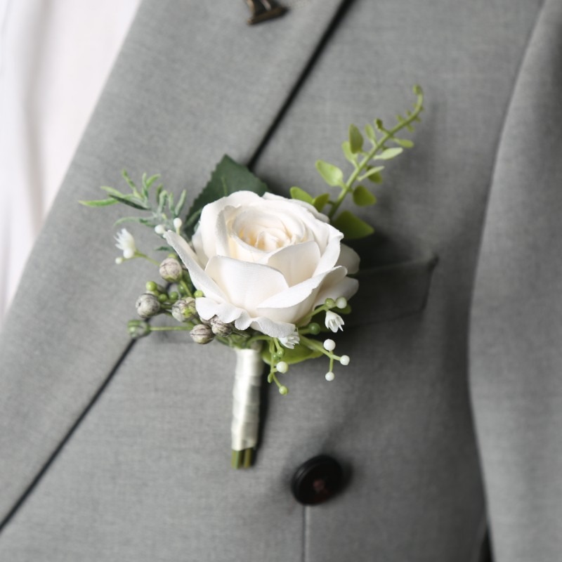 Wedding Suit Corsage Man Flowe - огляд і ціна Men Accessories For Wrist