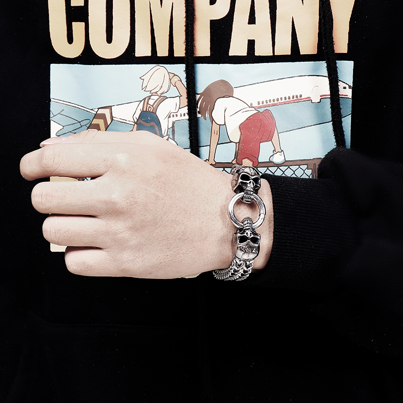 KALEN Punk Stainless Steel Sku - огляд і ціна Men Accessories Ring And Bracelet