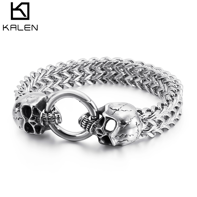KALEN Punk Stainless Steel Sku - огляд і ціна Men Accessories Ring And Bracelet