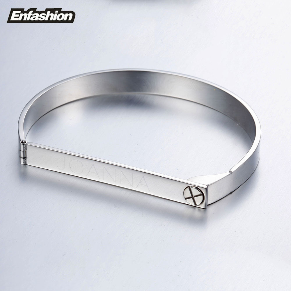 Enfashion Personalized Engrave - огляд і ціна Men'S Accessories Jewelry Bracelet