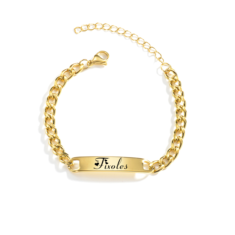 Goxijite Custom Engraved Name  - огляд і ціна Men'S Accessories Jewelry Bracelet