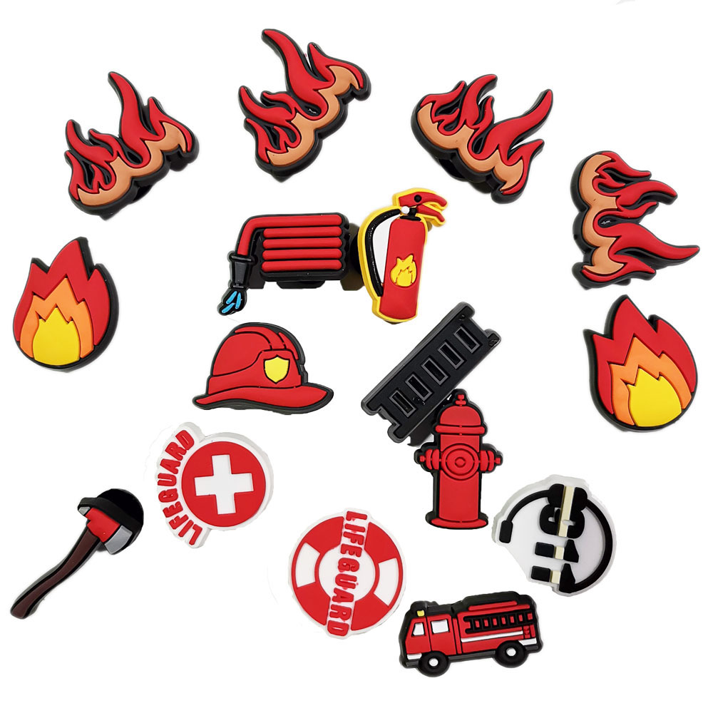 Fireman Shoe Charms for Crocs  - огляд і ціна Men'S Accessories Crocs