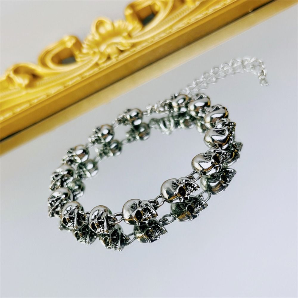 Creative Alloy Skull Beaded Br - огляд і ціна Men Accessories Ring And Bracelet