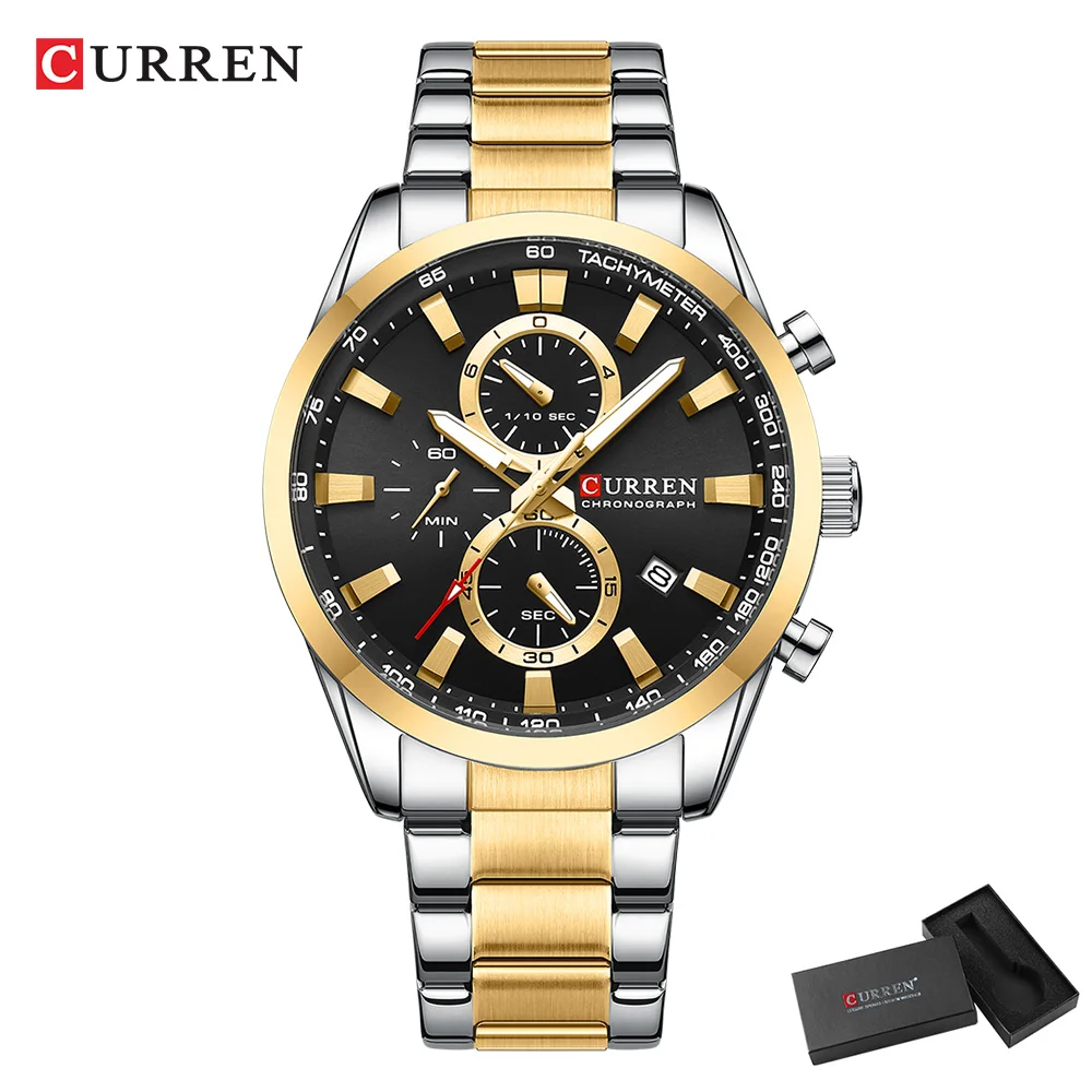 CURREN Casual Quartz Chrono Sp - огляд і ціна Men Accessories Bracelet