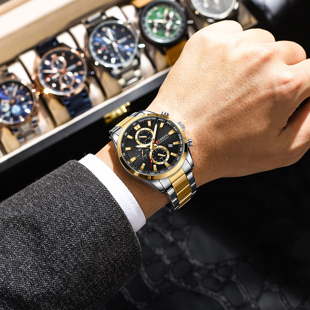 CURREN Casual Quartz Chrono Sp - огляд і ціна Men Accessories Bracelet