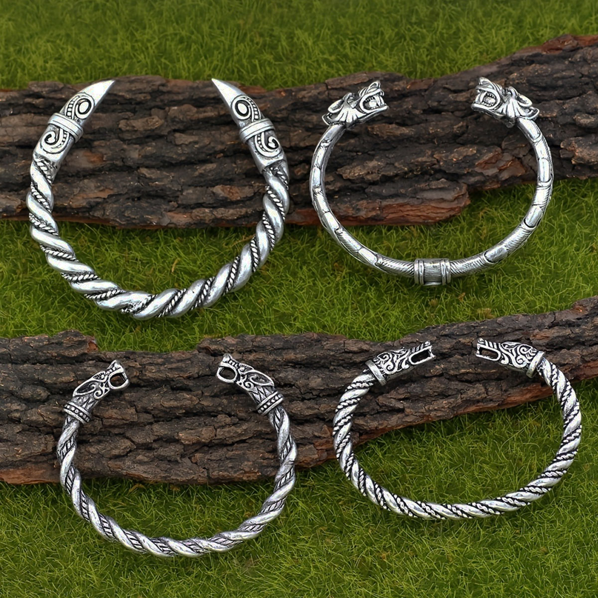 4-piece Nordic Viking Retro No - огляд і ціна Men Accessories Ring And Bracelet
