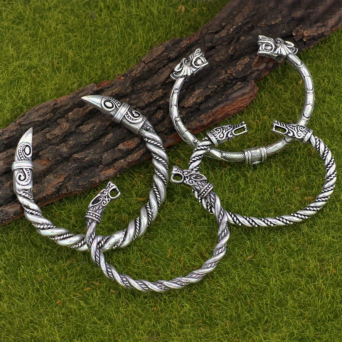 4-piece Nordic Viking Retro No - огляд і ціна Men Accessories Ring And Bracelet
