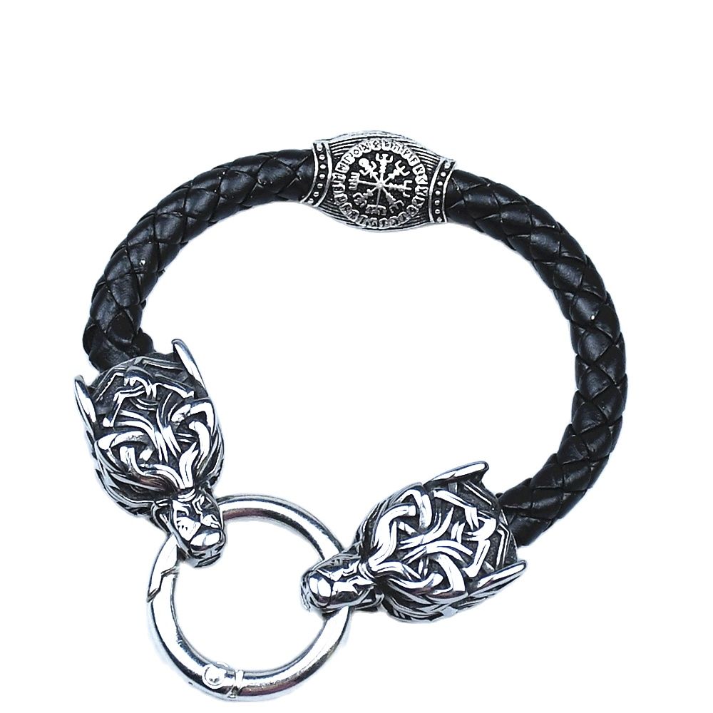 Stainless Steel Wolf Head Brac - огляд і ціна Men Accessories Ring And Bracelet