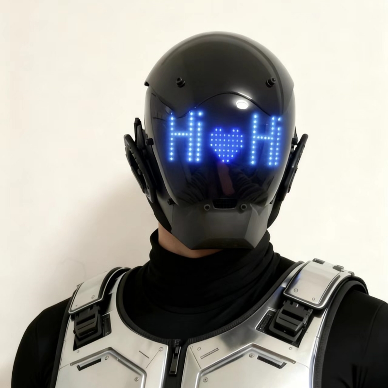 Punk Mask Cosplay for Men,Blue - огляд і ціна Men Accessories App