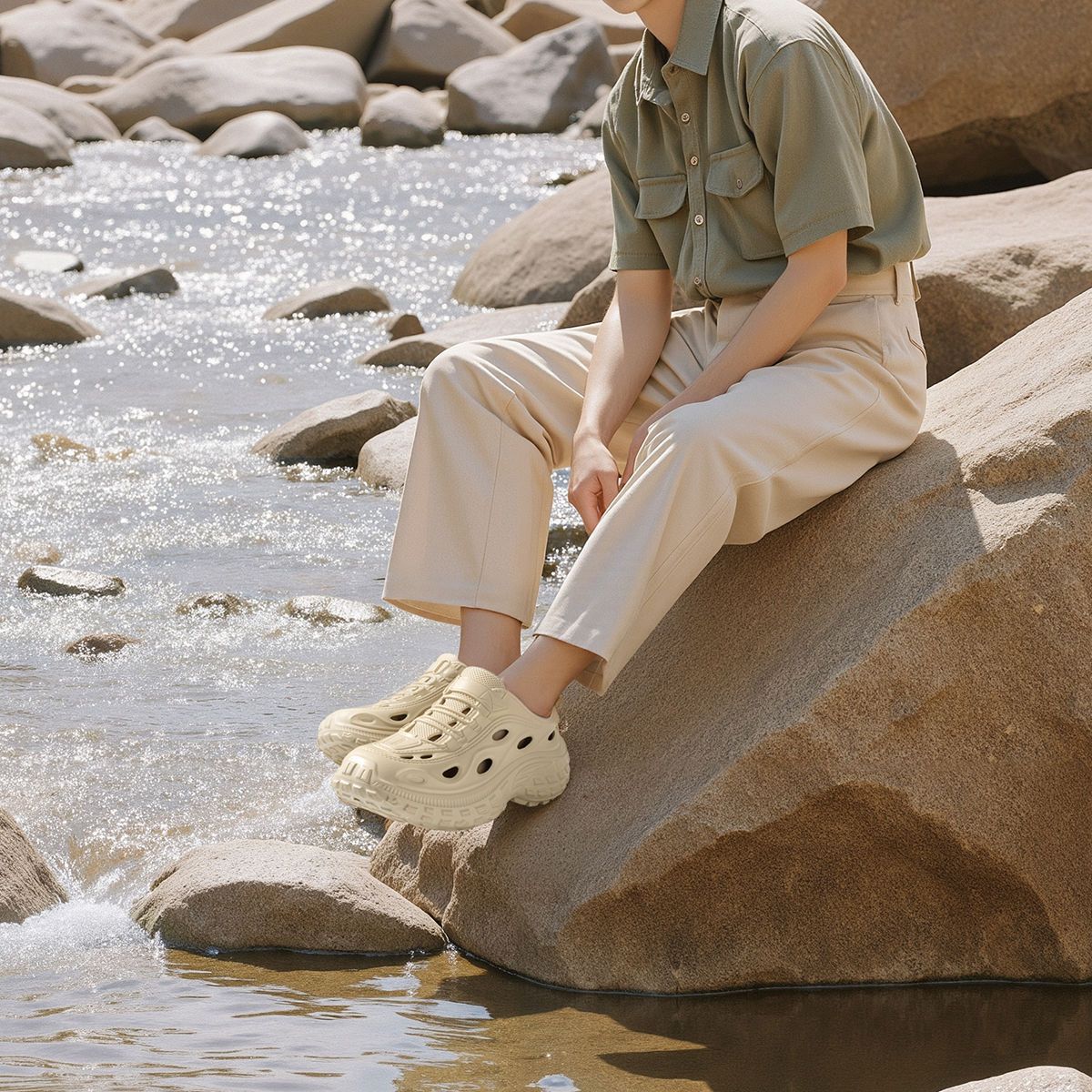 Men's Summer Clogs for Outdoor - огляд і ціна Men Accessories For Beach