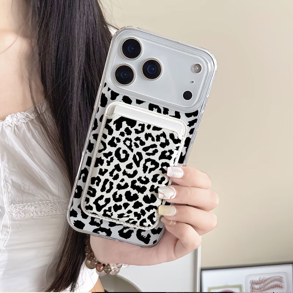 Black Leopard Print For Magsaf - огляд і ціна Phone Wallet Combo