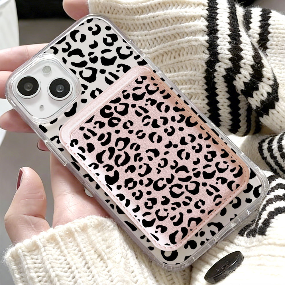 Black Leopard Print For Magsaf - огляд і ціна Phone Wallet Combo