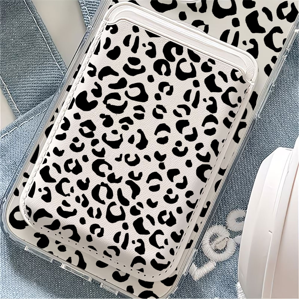 Black Leopard Print For Magsaf - огляд і ціна Phone Wallet Combo