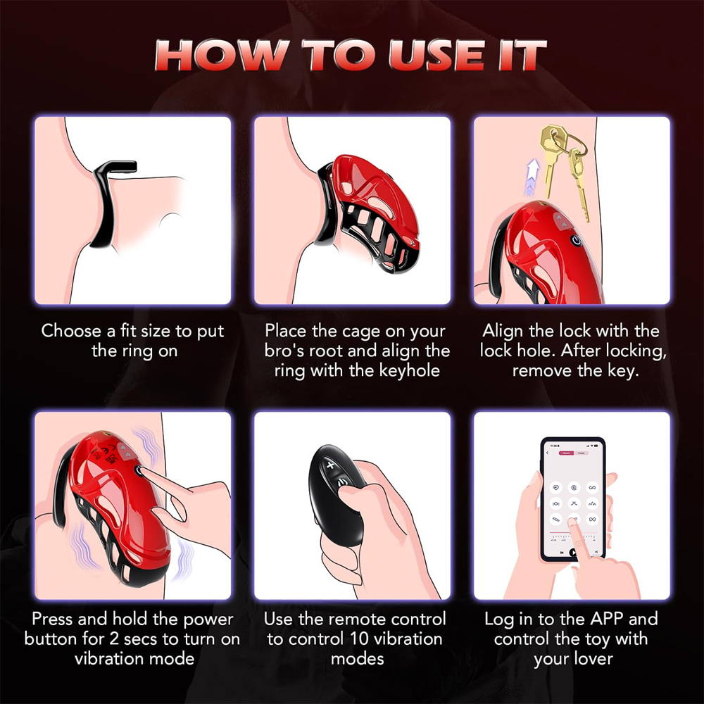 APP Remote Control Male Vibrat - огляд і ціна Men Accessories App