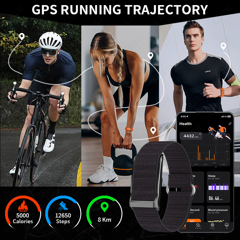 LIGE 100+ Sport Fitness Tracke - огляд і ціна Men Accessories Bracelet