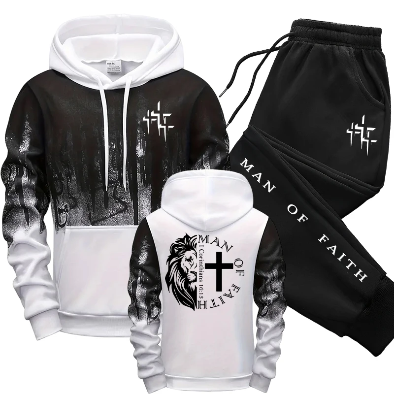 Man of Faith Pattern Men's Set - огляд і ціна Men'S Accessories Pouch