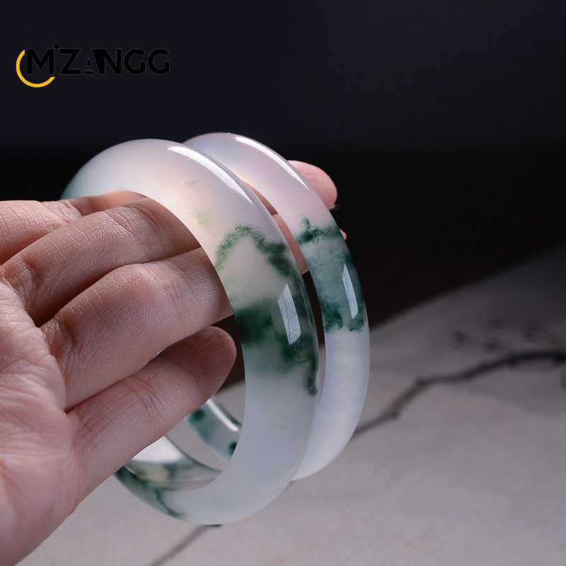 Natural Green Jadeite Bangle J - огляд і ціна Men Accessories Bracelet