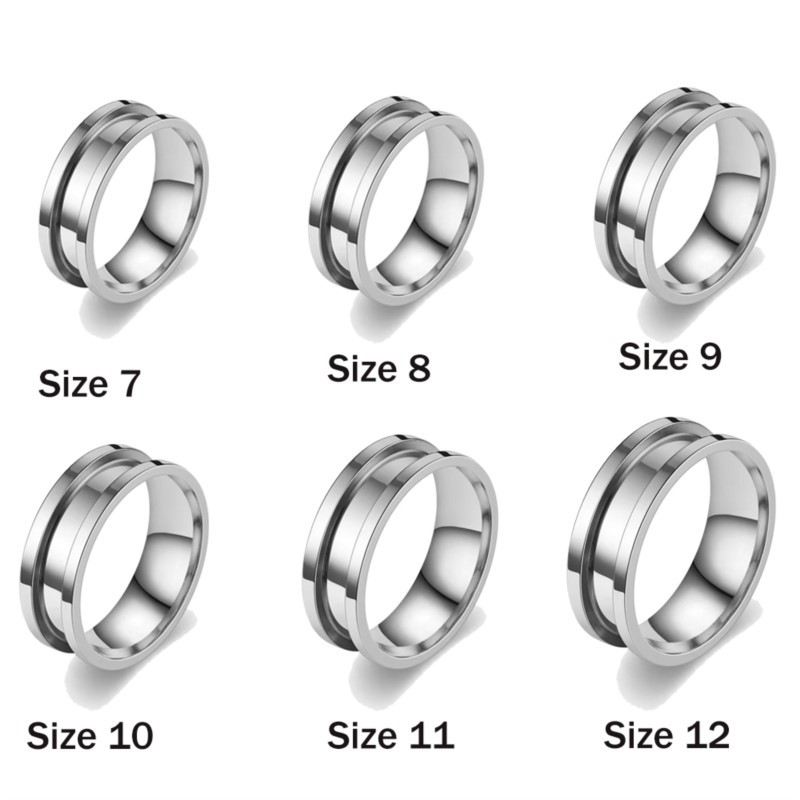 5pcs 7/8/9/10/11/12 Ring Core  - огляд і ціна Men'S Accessories Rings