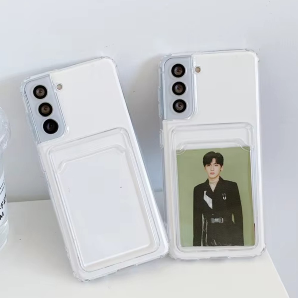 Clear Silicone Card Slot Holde - огляд і ціна Phone Wallet Combo