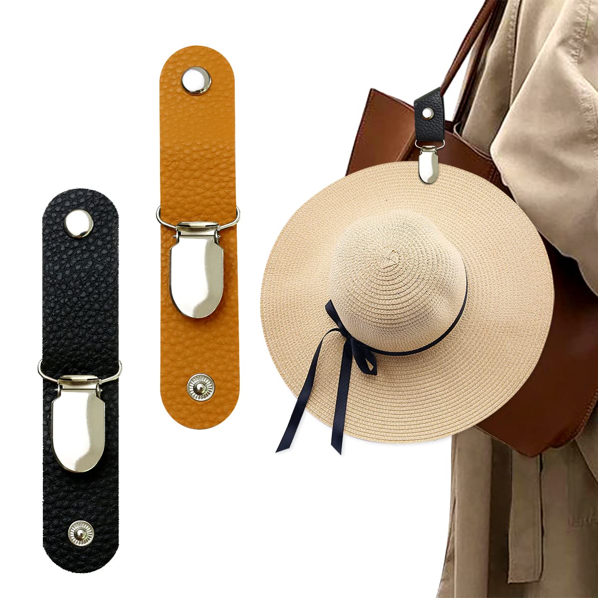 PU Leather Hat Clip for Travel - огляд і ціна Men Accessories For Beach