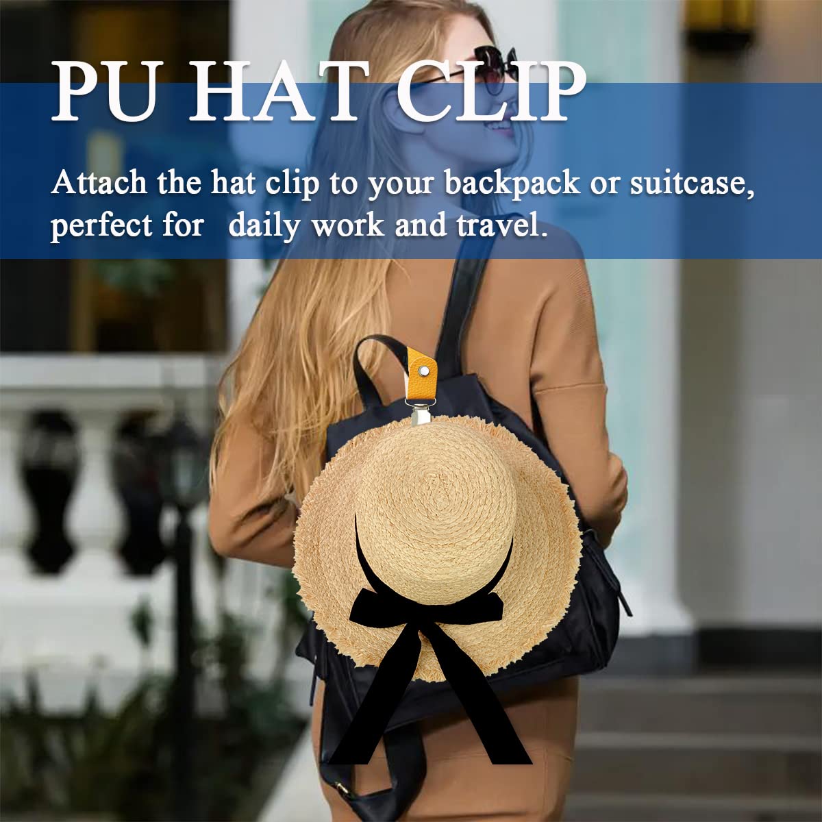 PU Leather Hat Clip for Travel - огляд і ціна Men Accessories For Beach