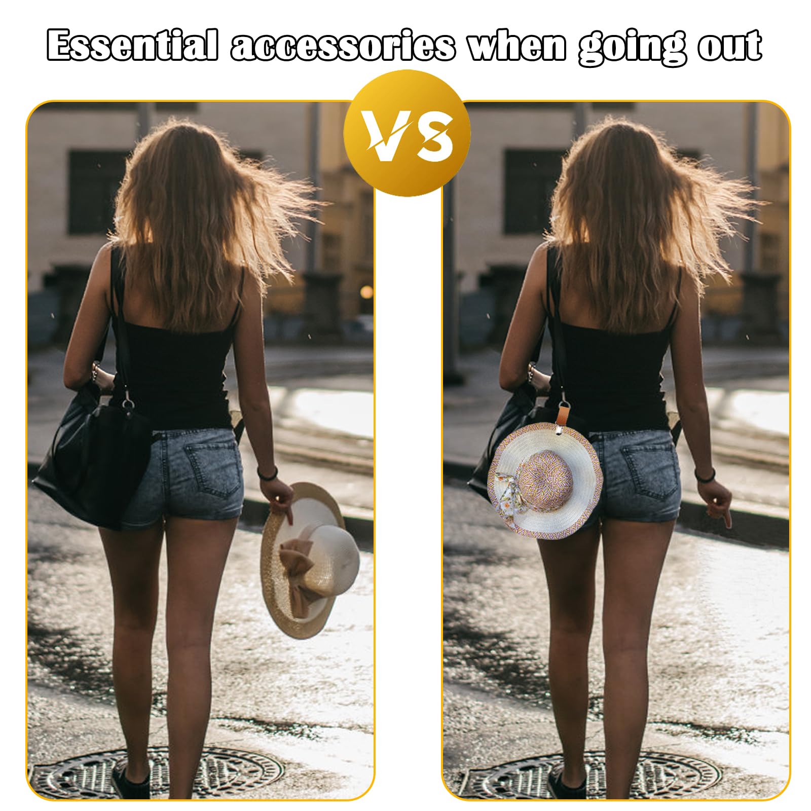 PU Leather Hat Clip for Travel - огляд і ціна Men Accessories For Beach