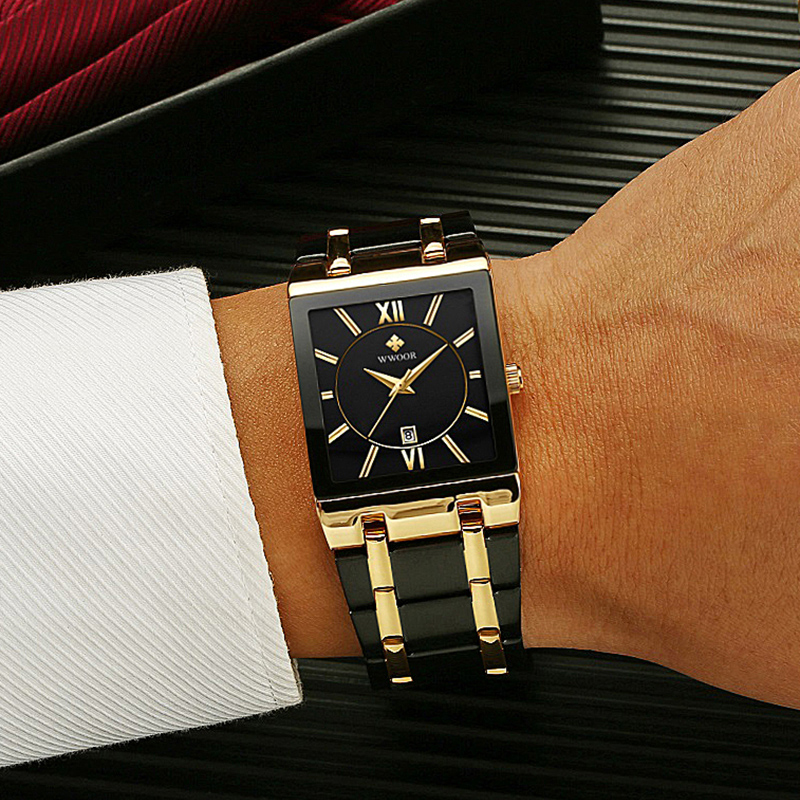 WWOOR Brand Luxury Gold Bracel - огляд і ціна Men Accessories For Wrist